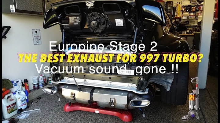 Europipe Exhaust Stage 2 installed Porsche 911/997 turbo - vacuum sound gone