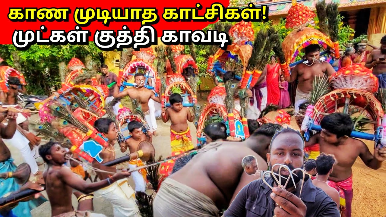 யாழ்ப்பாண கிராமிய கோயில் காவடி Jaffna Temple Kavadi Tamil Vlogs | Alasteen Rock
