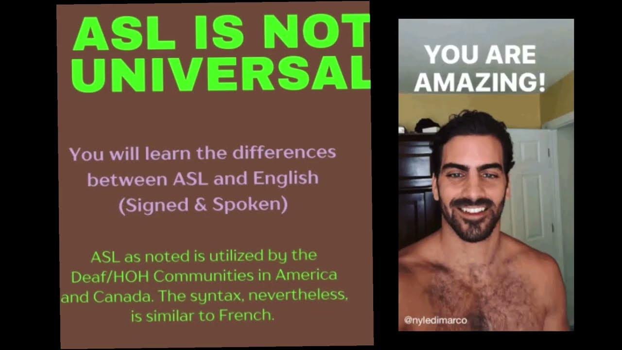 American Sign Language Classes w/Angela Theresa Egic YouTube