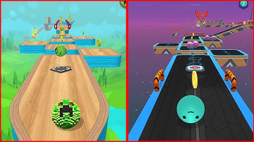 🆕 Same Level IN - 🧿🎱⚽ Going Balls VS Sky Rolling Ball 3D ✅  Android iOS GamePlays #115