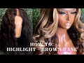 HOW TO: EASY Highlights + Brown Base