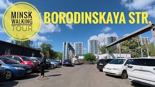 📷 Minsk Walking Tour - Borodinskaya Street | 4K DJI Action 5 Pro