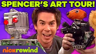 Every Weird Spencer Art Creation Ever! 🤖🔨 | iCarly