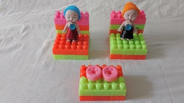 Minutes Satisfying With Unboxing Building Blocks Chair | Tiny Cute Blocks Toys Review