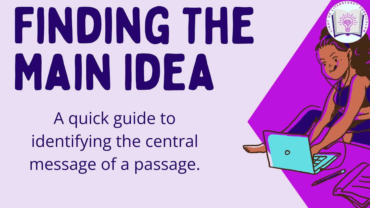 How to Find the Main Idea | Middle School Reading Strategy (ADHD ...