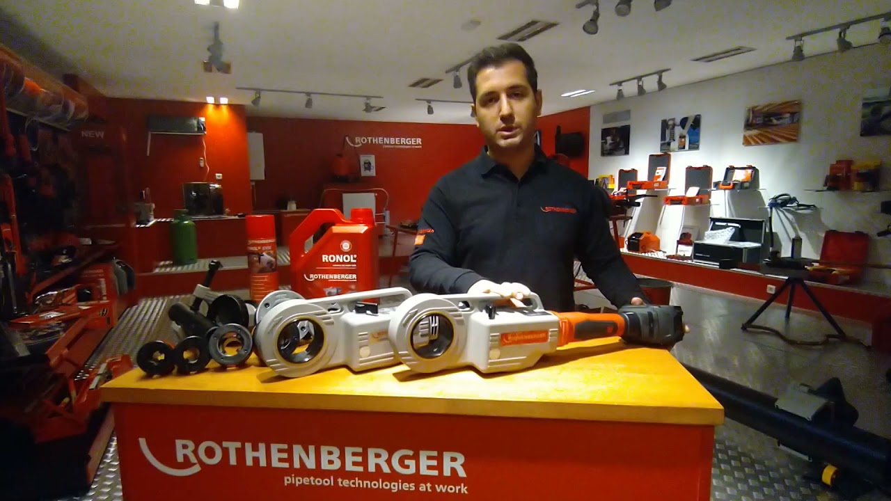 ROTHENBERGER SUPERTRONİC 2000-2000E(AKÜLÜ) PAFTA MAKİNESİ