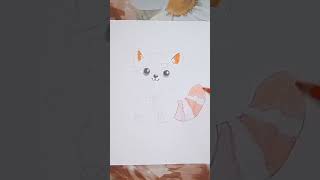 Cute squishy baby red panda | relaxing pencil cartoon illustration (no talking) - by Colora Magic