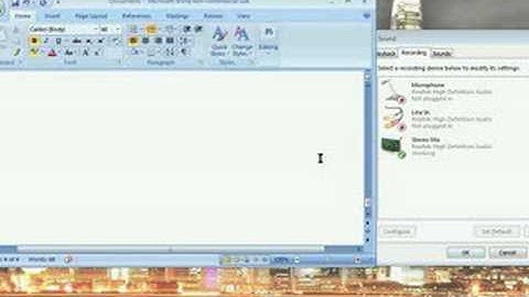 How to get sound for Hypercam2 on Windows VISTA!!
