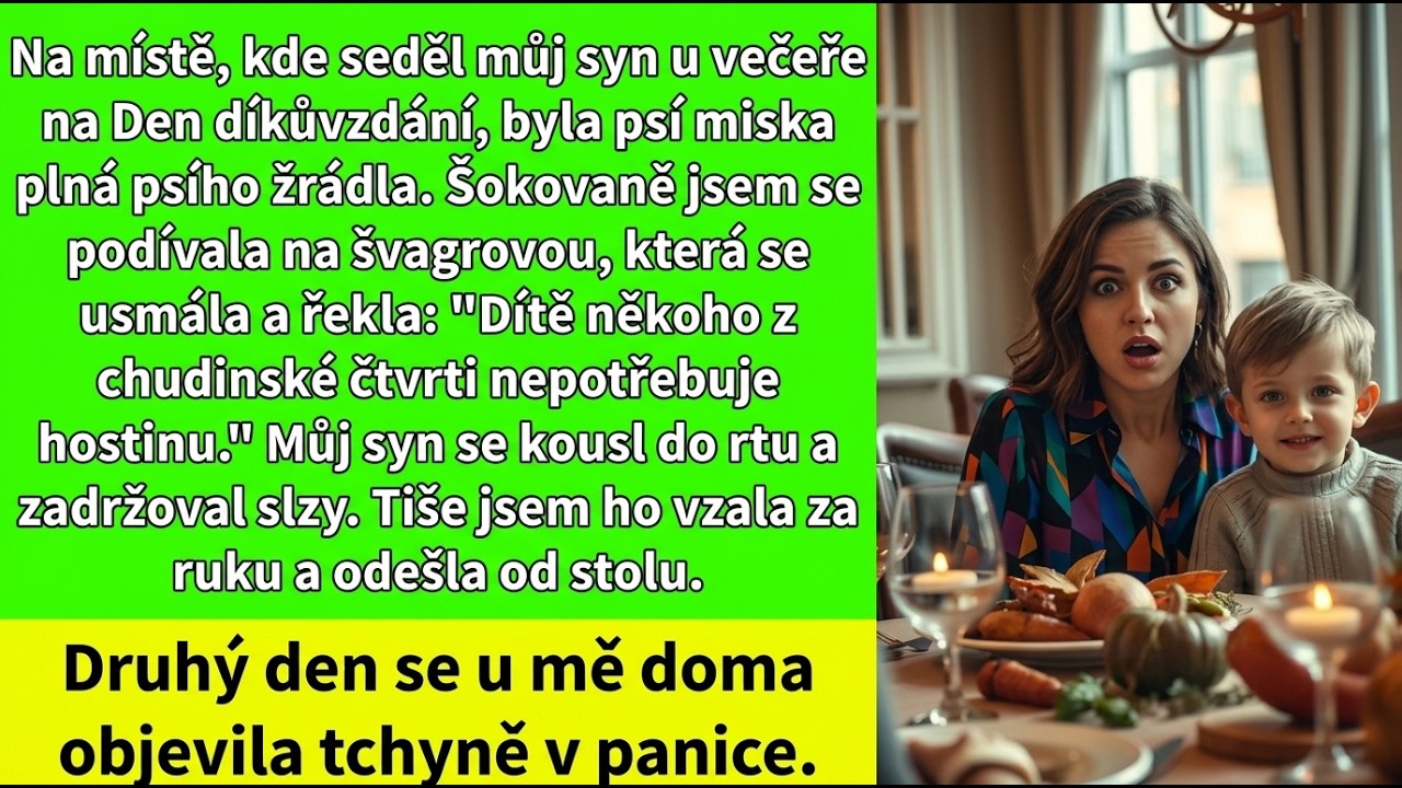 Ten pátek před Díkuvzdáním jsem pekla jablečný koláč, když se Lucas zeptal, jestli může babičce pomoct. Řekla jsem mu, že babička má ráda pořádek, ale on se jen usmál a řekl: „Mami, já to zvládnu....