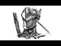 4x speed ASMR | Pencil Drawing 91 | Genji