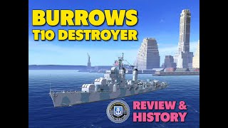 Tier 10 Burrows Destroyer | World of Warships Blitz