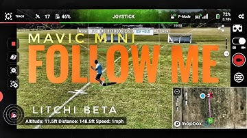 DJI Mavic Mini Follow Me Mode - Active Track and Orbit using Litchi App (Beta)