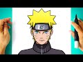 How to draw naruto step by step