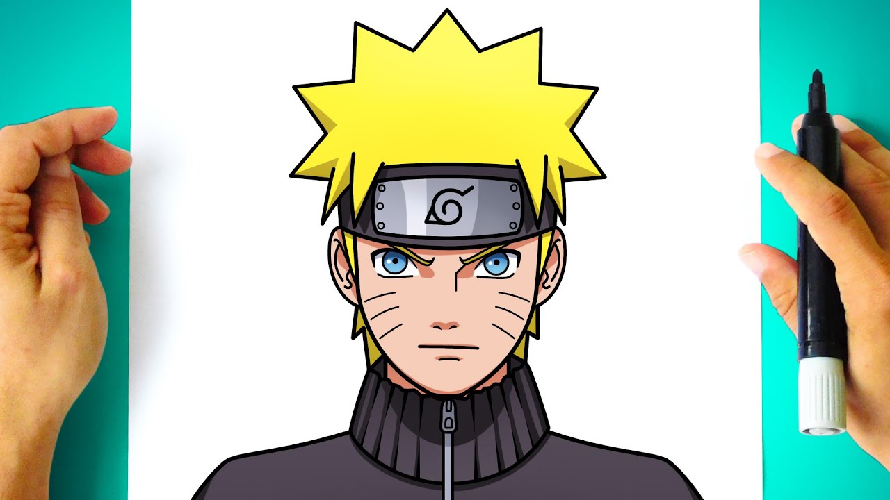 How to Draw Naruto Uzumaki from Naruto - DrawingNow