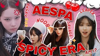 aespa being super chaotic in spicy era‼️