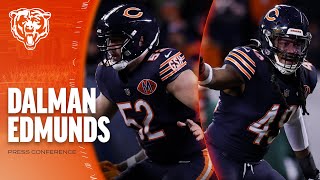 Drew Dalman, Tremaine Edmunds on preparing for Rams | Press Conference