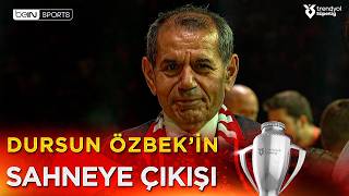 Galatasaray Başkanı Dursun Özbek'in Sahneye Çıkış Anları | Galatasaray 26. Şampiyonluk Kutlamaları