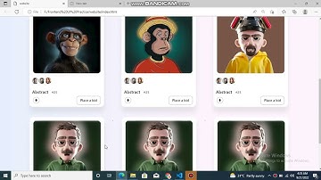 Nft landing page using HTML|CSS3 & JS