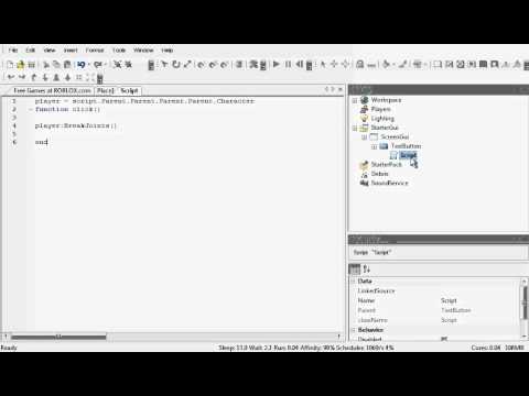 Roblox Scripting Tutorial Part 1 Advanced Reset Script Youtube - roblox reset character script