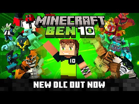 [AUDIO DESCRIPTION] Minecraft x Ben 10 DLC: Official Trailer - [AUDIO DESCRIPTION] Minecraft x Ben 10 DLC: Official Trailer