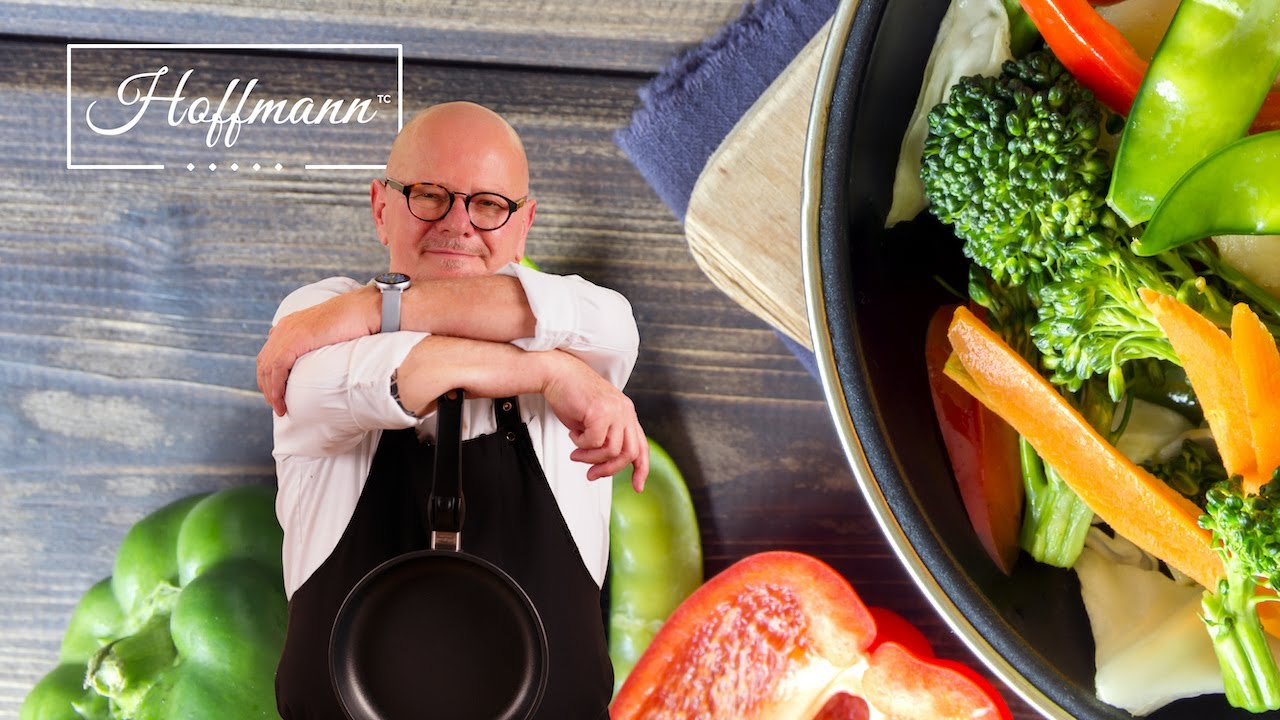 Frisches Pfannengemüse 🍆🫑🍅 I  mit voller Energie in den Frühling starten I @CALLEkocht mit Hoffmann