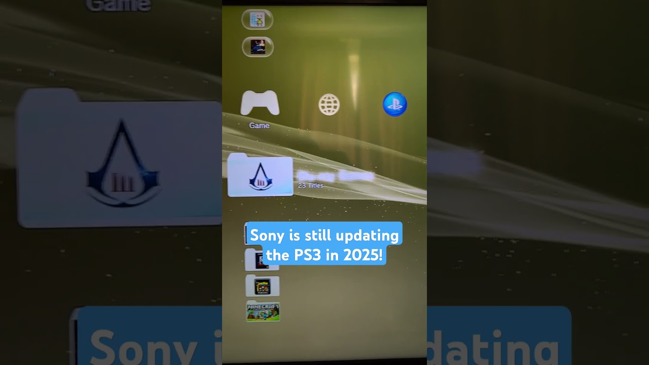 Sony is still updating the 