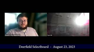Deerfield Selectboard  -  August 23, 2023
