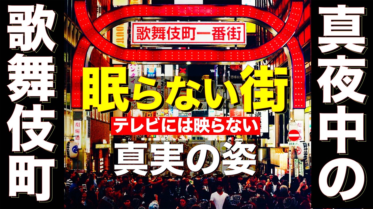 【実録】眠らない街「新宿歌舞伎町」の深夜の姿！※絶対に真似しないで下さい！！【終電後の街シリーズ】