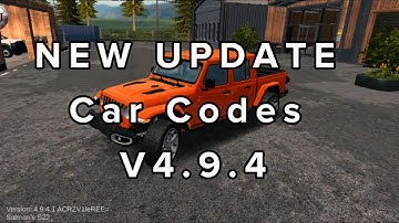 CAR PARKIING MULTIPLAYER 1NEW UPDATE CAR CODES | V4.9.4 | TUTORIAL USING GAMEGUARDIAN.