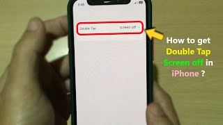 How to get Double Tap Screen off in iPhone ? screenshot 4