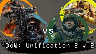 Dawn of War Unification 2 v 2 Witch Hunter, Legion of the Damned vs Imperial Fists, Imperial Guard