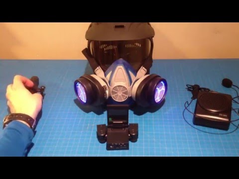 Zombie Apocalypse "HELL-met" Double NightVision, IR Headlights, Voice Changer