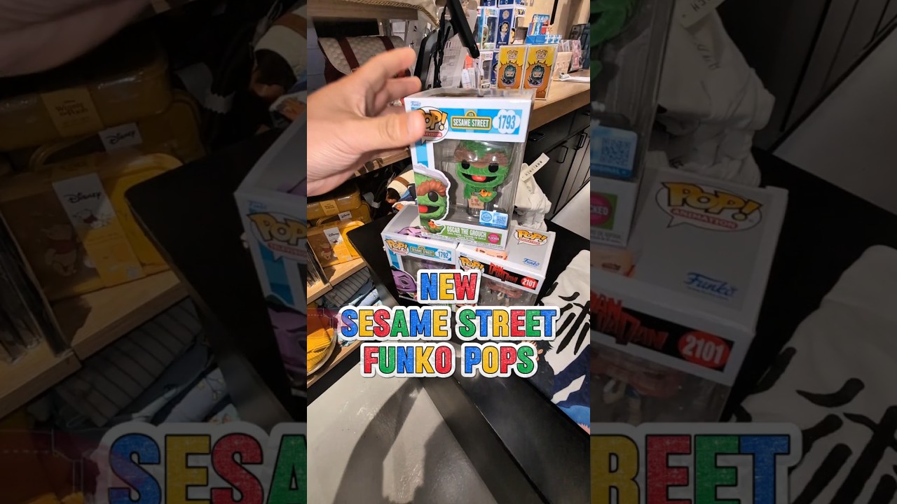 НОВЫЕ фигурки «Улица Сезам» и DanDaDan Funko pops на Boxlunch! 