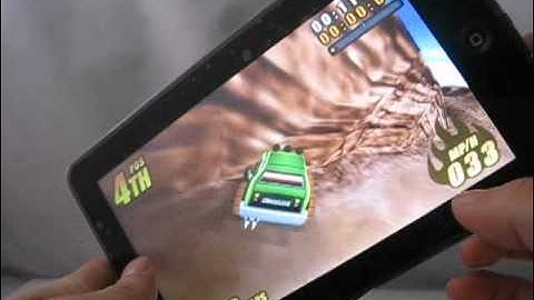 Opad A9 A9 AML8726 Android 2.2 MID play g-sensor 3D raceing game