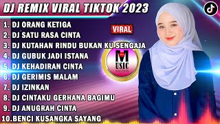 DJ TIKTOK TERBARU 2023 - DJ ORANG KETIGA | DJ SATU RASA CINTA FULL BASS