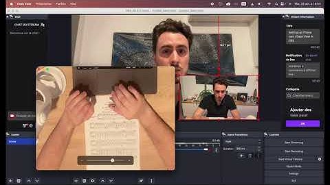 How to use your iPhone camera and Desk View in OBS on Mac