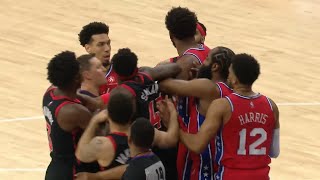 Joel Embiid Wanna Fight OG Anunoby 2 Mins After Game Just Started !