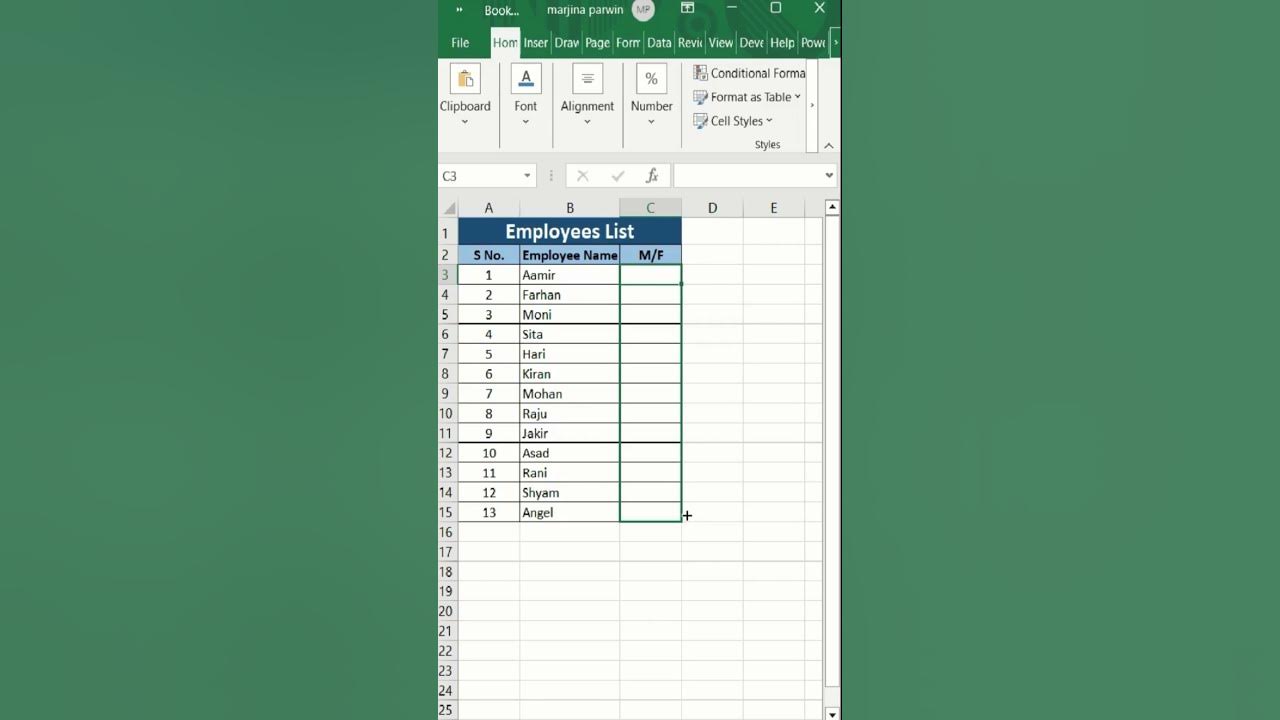 excel-me-automatic-male-and-female-update-karne-ka-formula-shorts