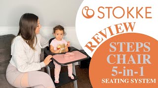 STOKKE STEPS HIGH CHAIR | REVIEW | 5-in-1 Seating System | WORTH THE MONEY?
