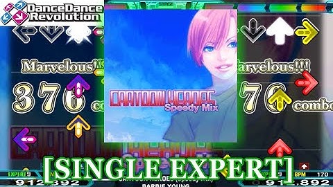 【DDR EXT】 CARTOON HEROES(Speedy Mix) [SINGLE EXPERT] 譜面確認＋クラップ