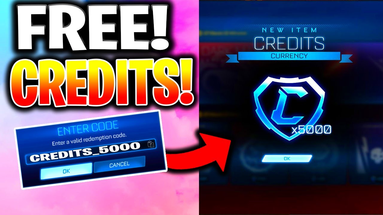 Rocket League Season Free Credits Redeem Code Youtube