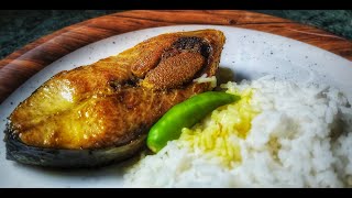 Illish Mach Bhaja | Hilsa Fish Fried in Mustard Oil | Bengali Ilish Recipe | Bhaja Ilish Recipe