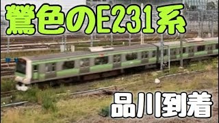 【いつまでこの光景は見られるのか。】JR E231系500番台 品川駅到着(京急ホームより撮影)