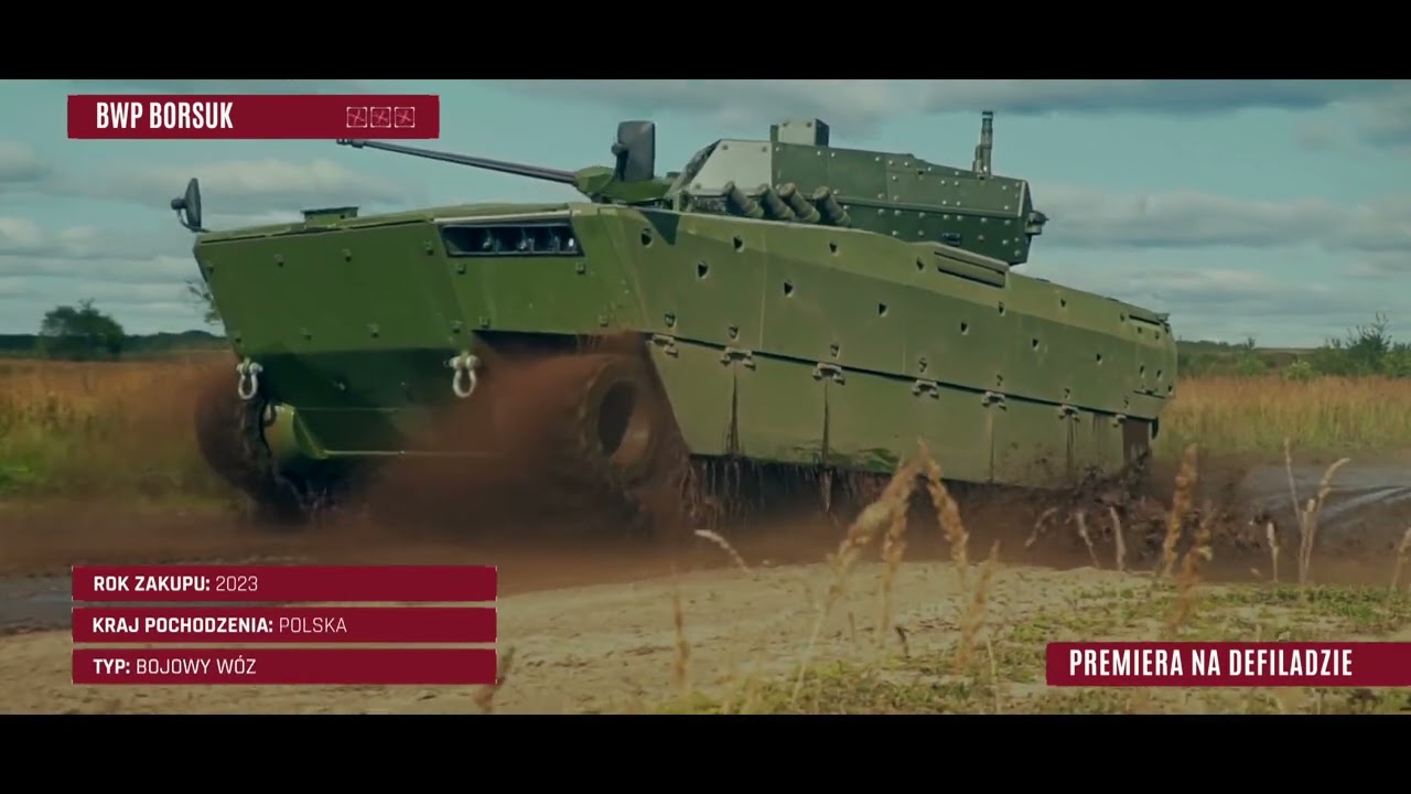 Defilada wojskowa 15 sierpnia. Armia pokaże Borsuki