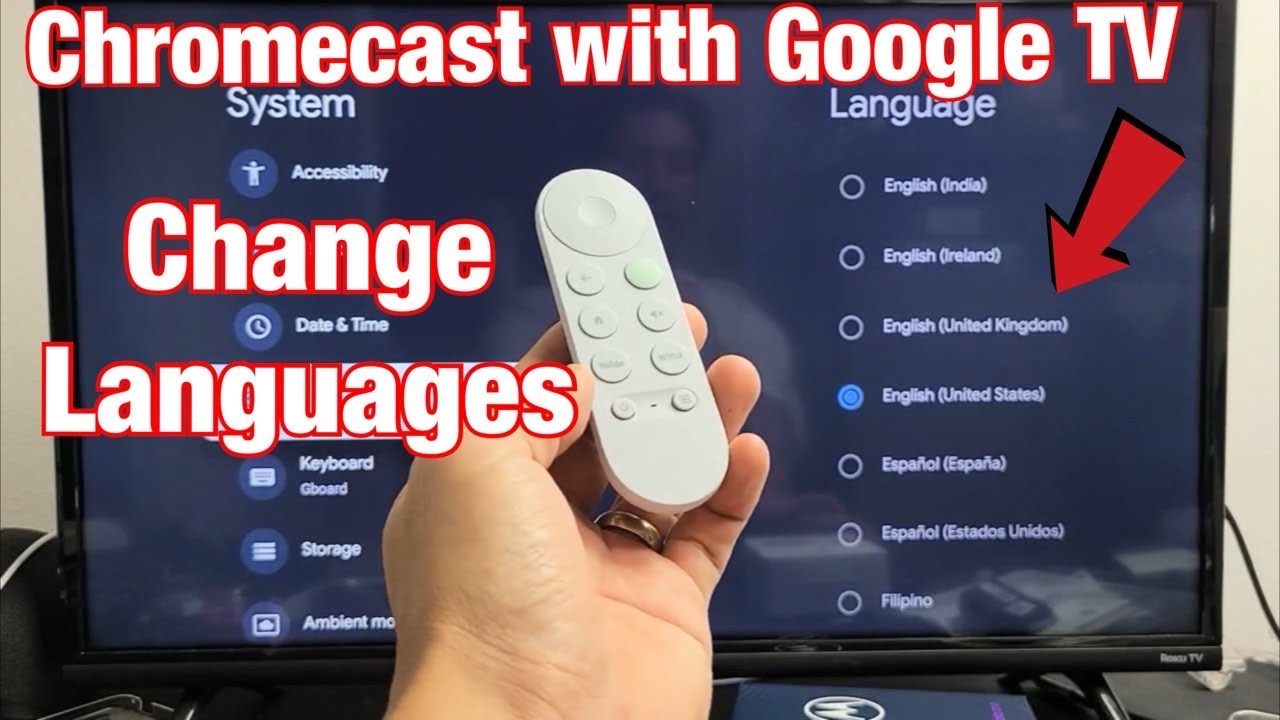 to Change Languages on Chromecast with Google TV YouTube