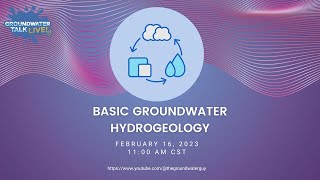 Basic Groundwater Hydrogeology on Groundwater Talk Live!