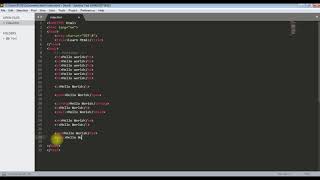 HTML Tutorial - Text Formatting using Emmet
