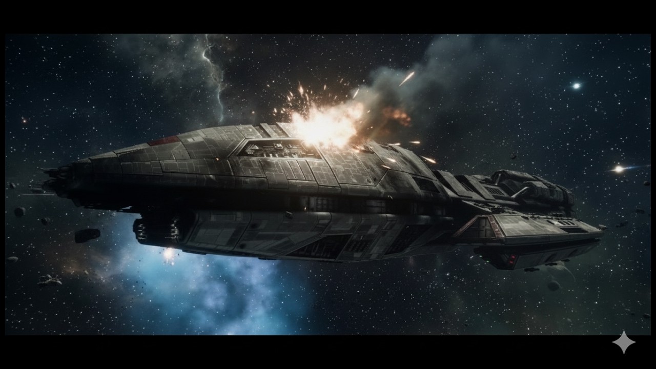 Colonial Fleet vs Cylon Old Basestars - Battlestar Galactica Deadlock 11