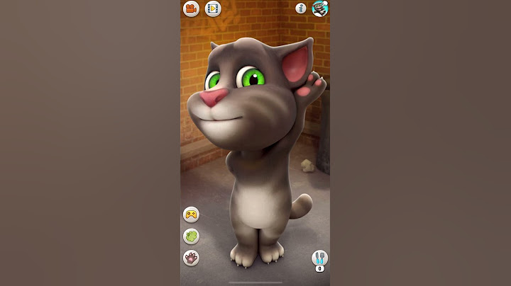 Talking Tom says Hello Tom