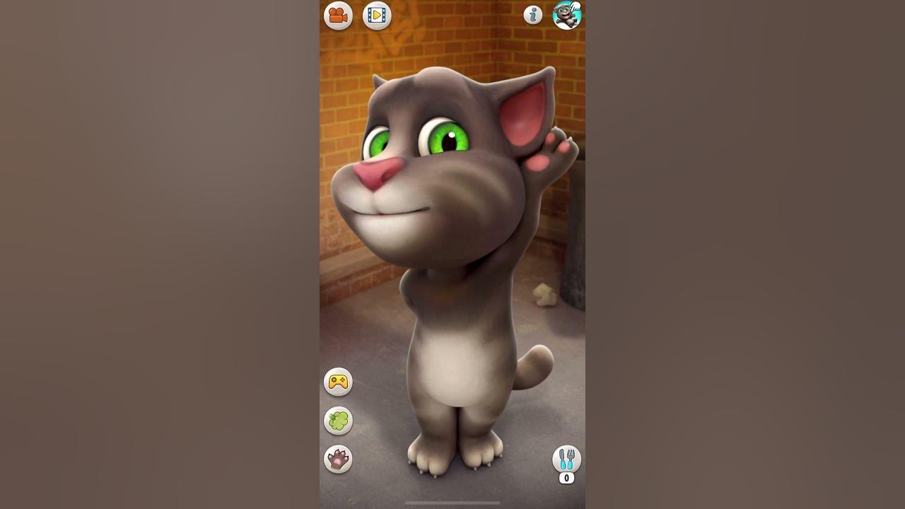 Talking Tom says Hello Tom Talking Tom says Hello Tom